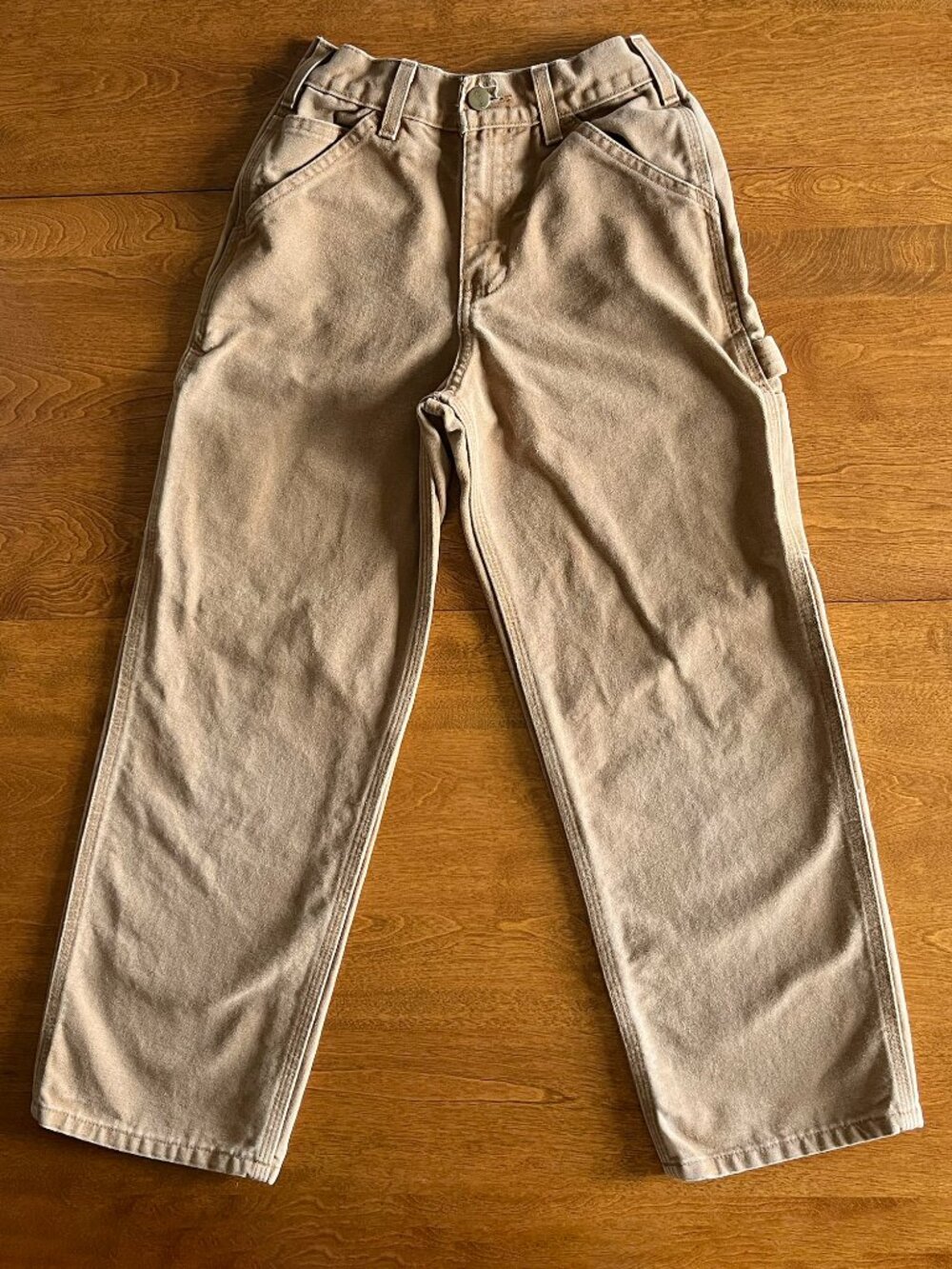 Carhartt vintage tan canvas pants 12 slim